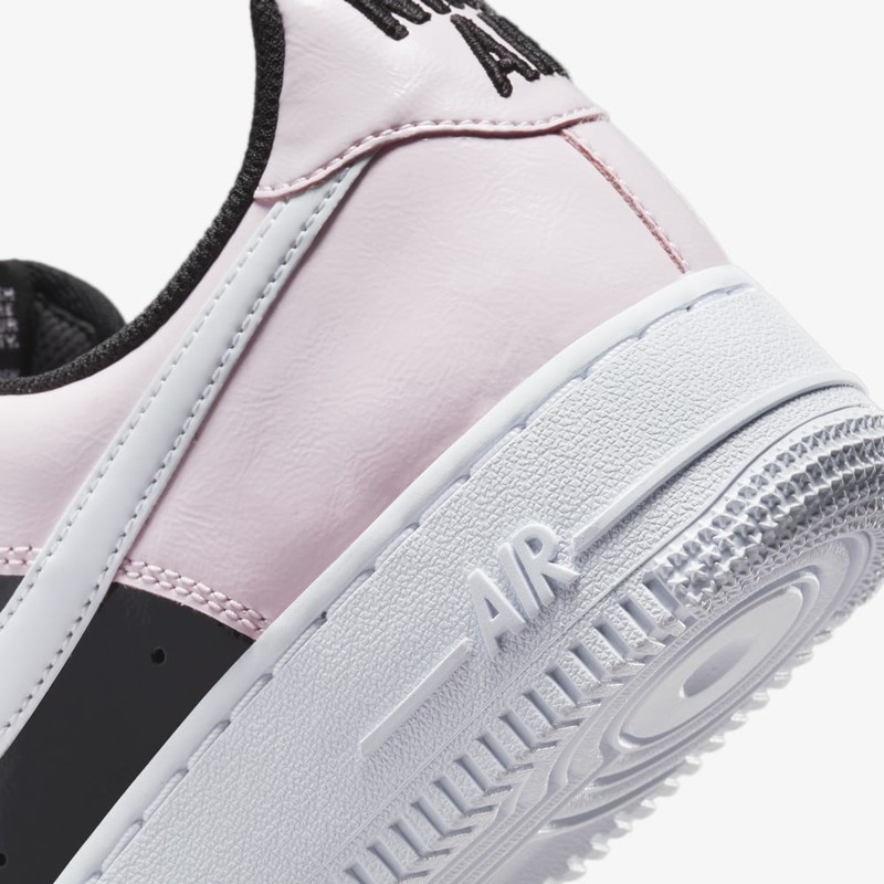 Pink and gray air force ones best sale